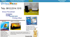 Desktop Screenshot of percetakan.webpaper.co